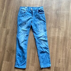 Straight Leg Women's Jeans in Blue